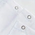 Œillets métalliques en haut du rideau de douche